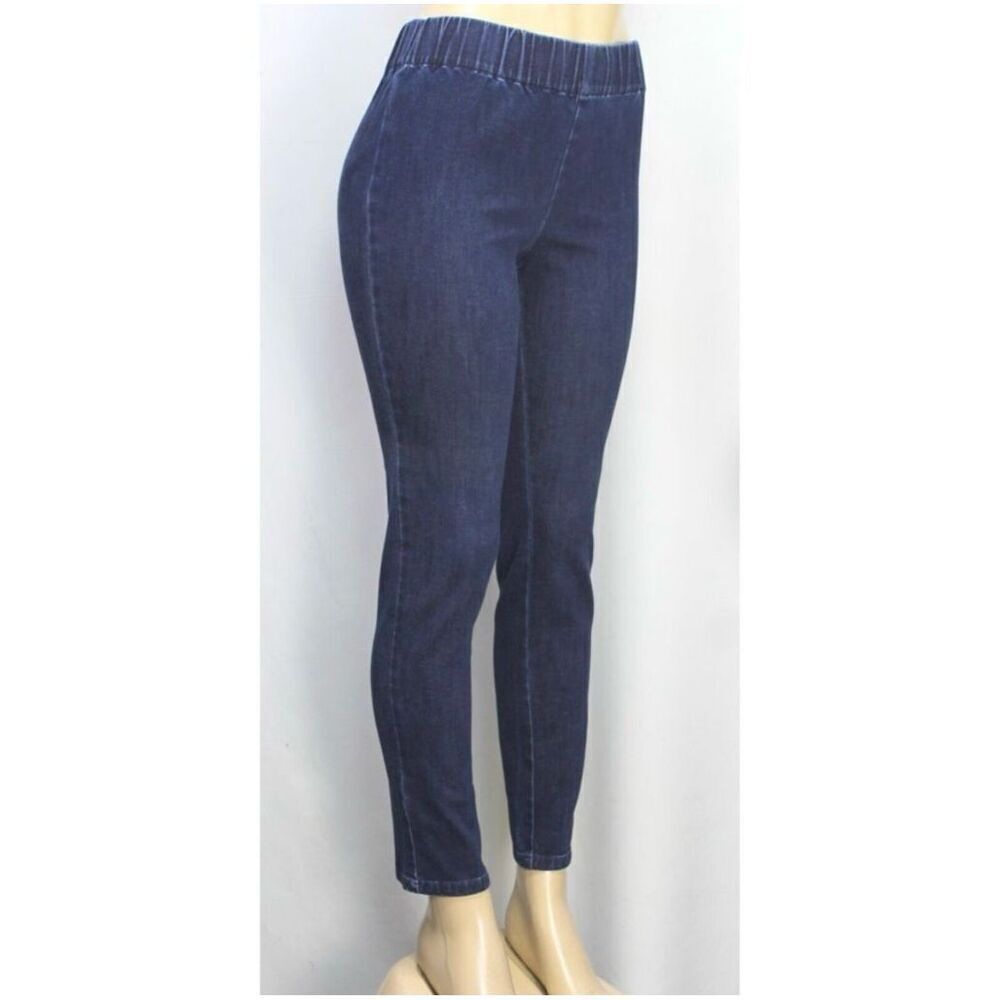 ✨Soft Surroundings Metro Skinny Denim Sz Medium Legging Jeans✨ - Picture 4 of 9